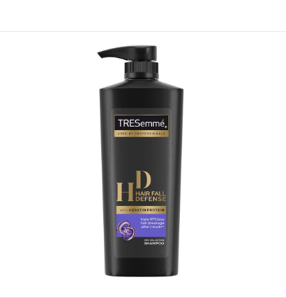 TRESemme Hair Fall Defence Shampoo 580 ml, With Keratin for Hair Fall Control and Longer, Stronger Hair - Anti Hairfall for Damaged Hair, Men & Women