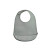 Children's Twins silicone bib light grey