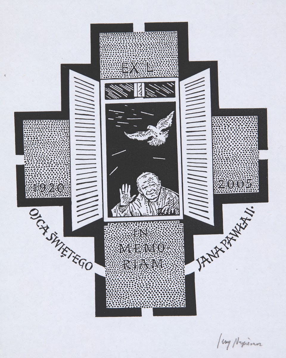 Ekslibris pamiątkowy Jana Pawła II 1920 2005 2005