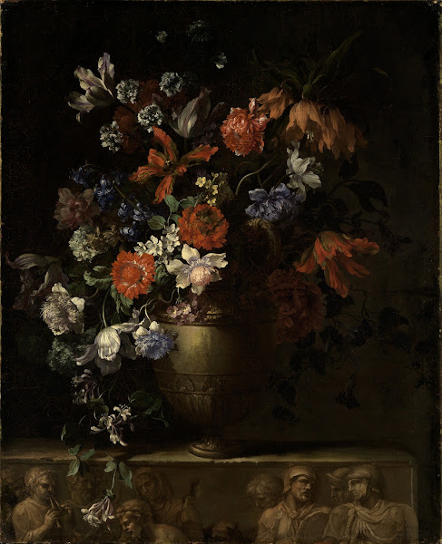 Blumenstillleben in Vase