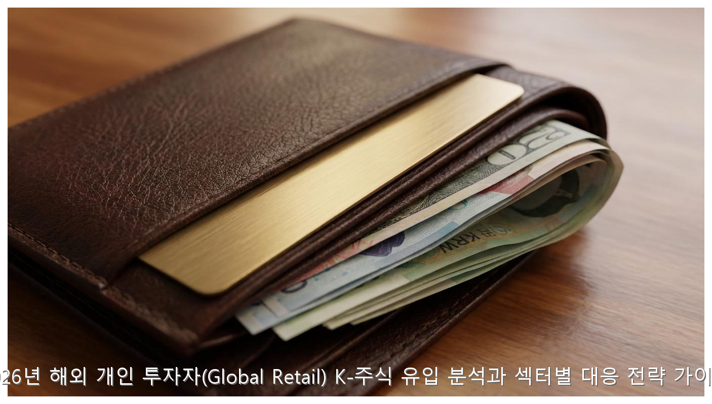 2026 해외 개인 투자자 K-주식 유입 분석 가이드 핵심 안내 및 분석 인포그래픽 (5)