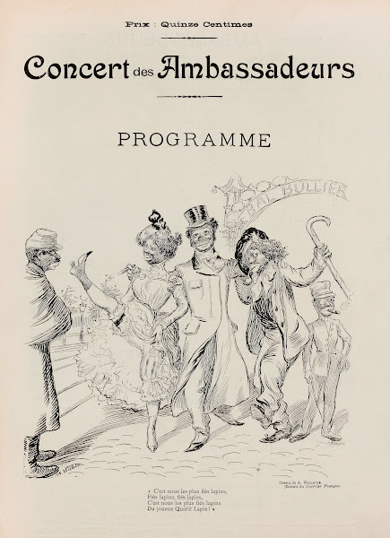 Concert des Ambassadeurs Programme Cest nous les plus fiés lapins