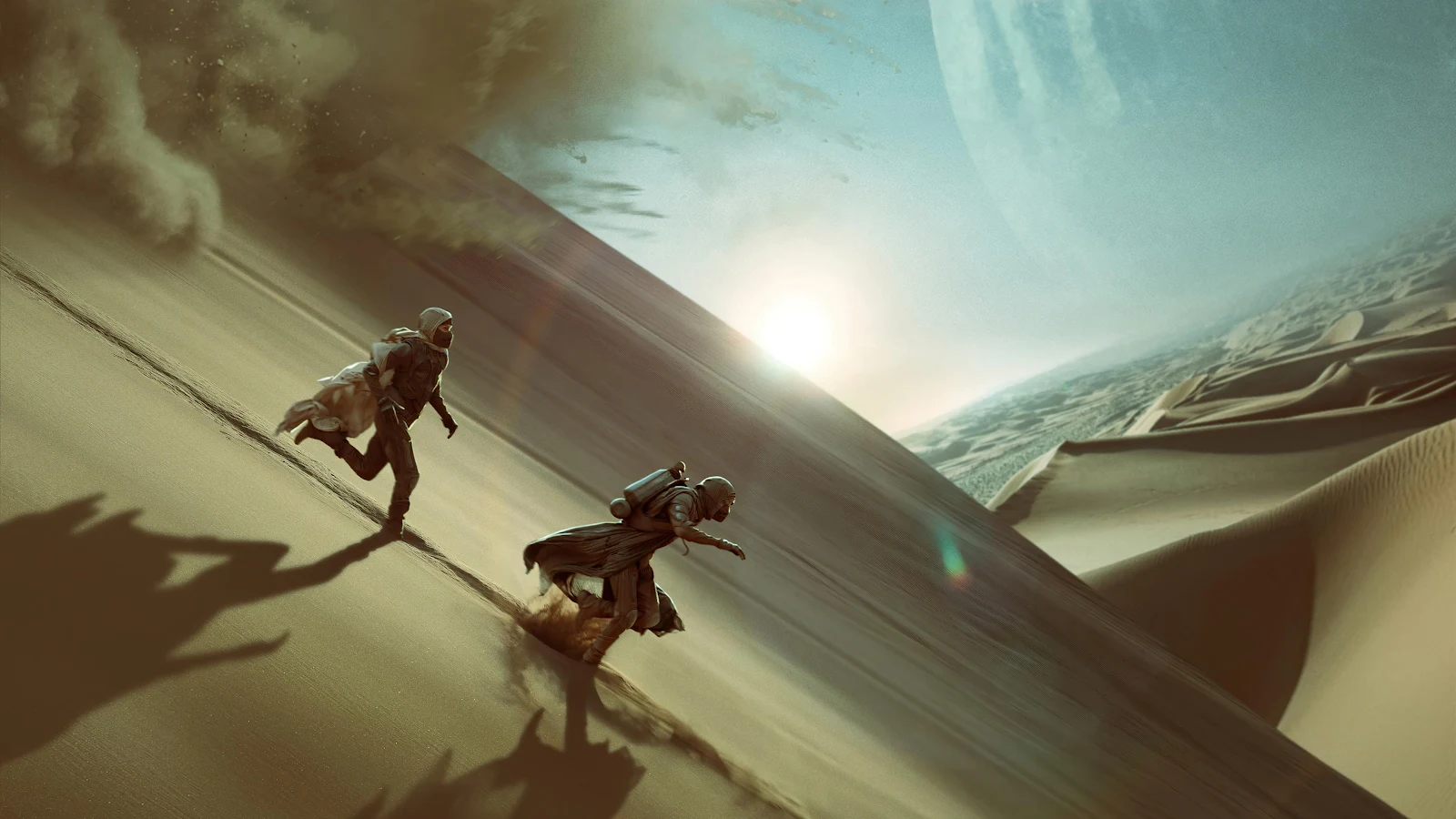 Dune Desert Escape - Concept Art 4K Wallpaper (3840x2160)