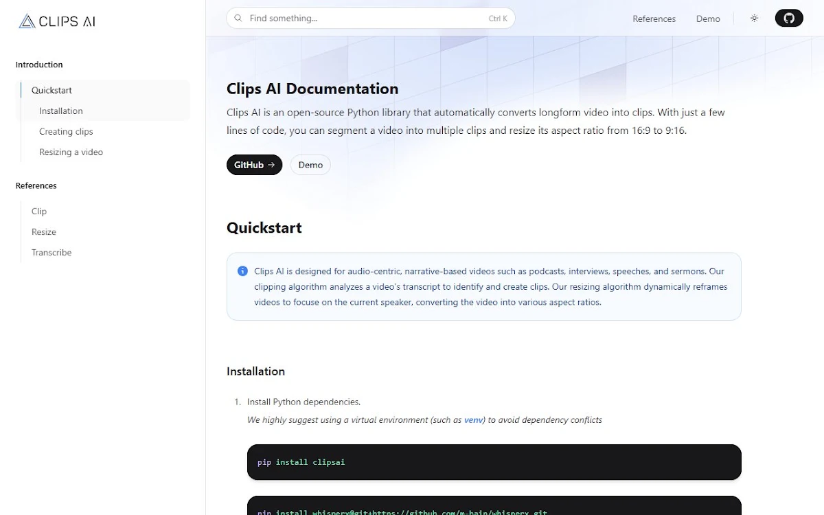 Captura de Clips AI