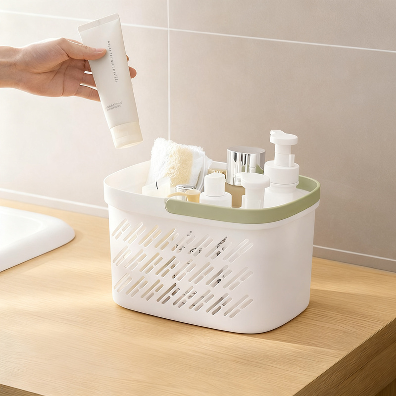 Badezimmer-Aufbewahrungskorb aus PP