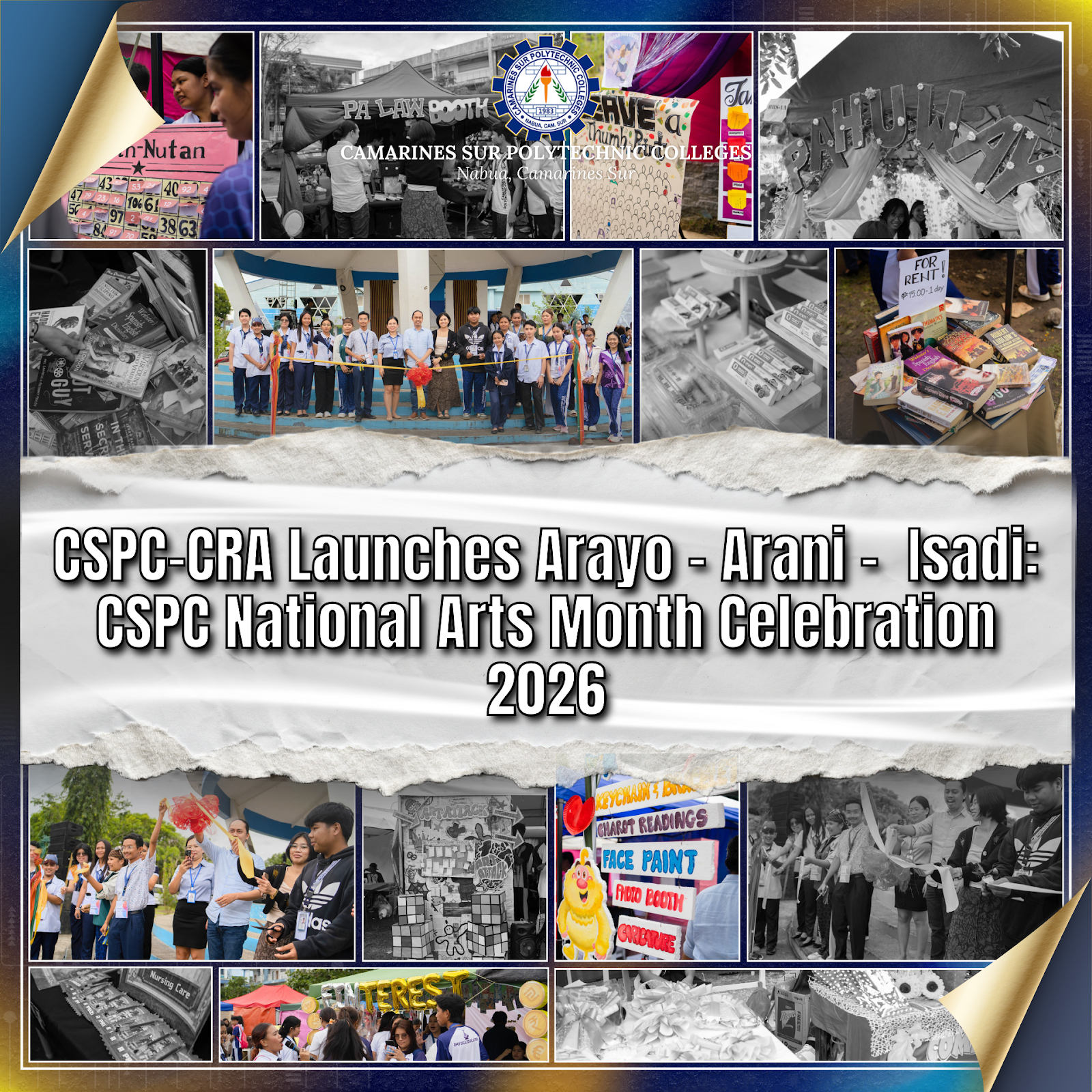 CSPC-CRCA Launches Arayo-Arani-Isadi: CSPC National Arts Month Celebration 2026