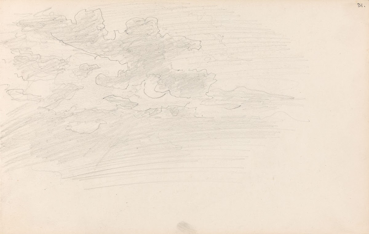 Cloud study 1850s