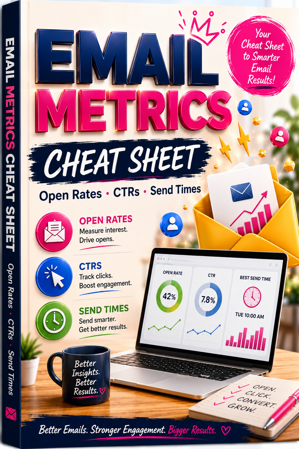 Email Metrics Cheat Sheet cover