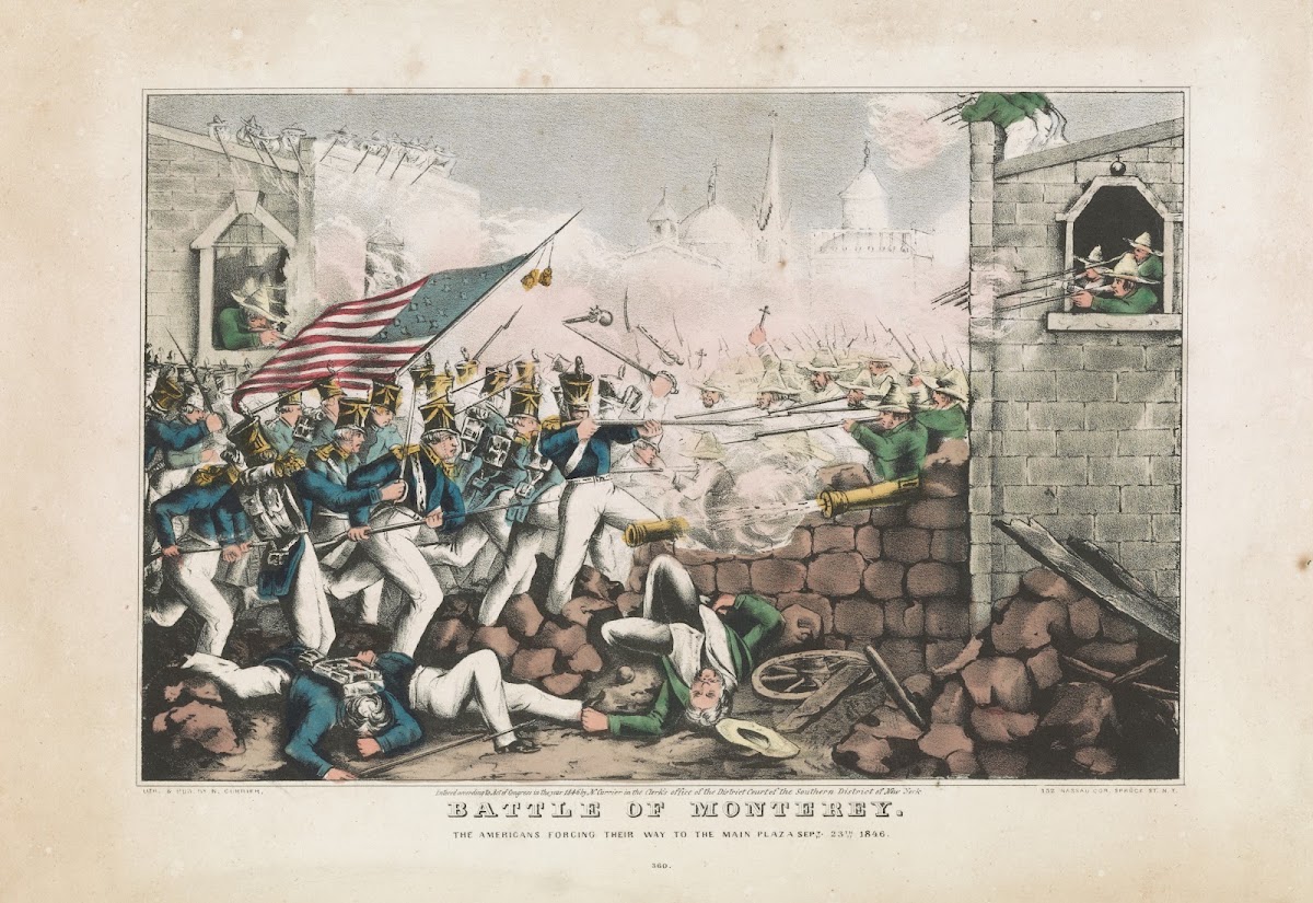 Battle of MontereyThe Americans forcing their way to the main plaza Sept 23th 18