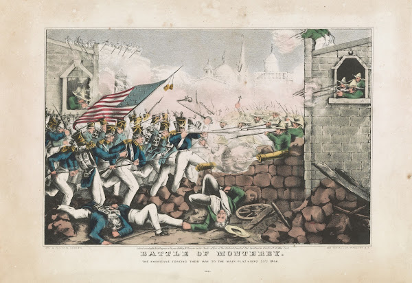Battle of MontereyThe Americans forcing their way to the main plaza Sept 23th 18