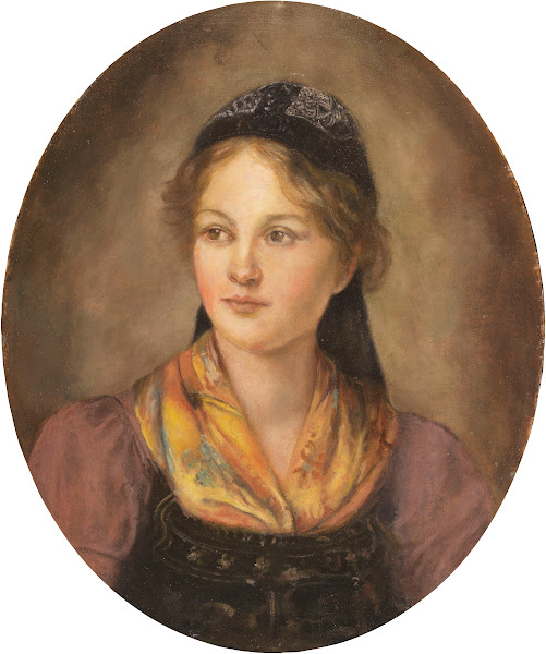 Mädchenporträt 1900