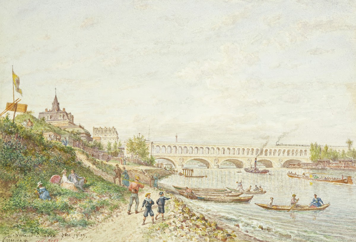Viaduc du Point du jour pris hors la porte de Billancourt 1897