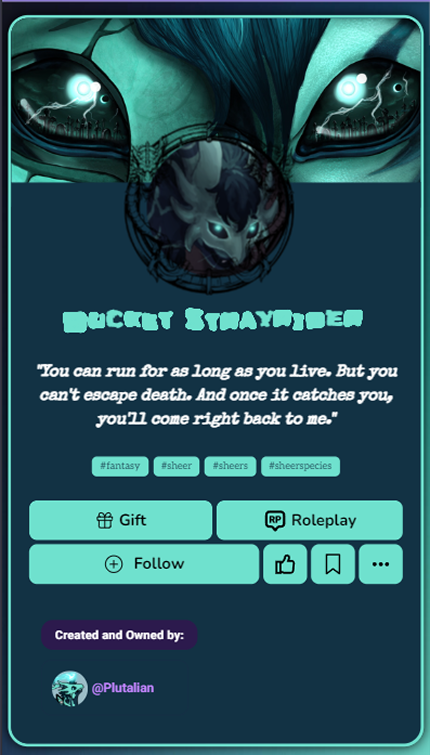 Customized character profile 14