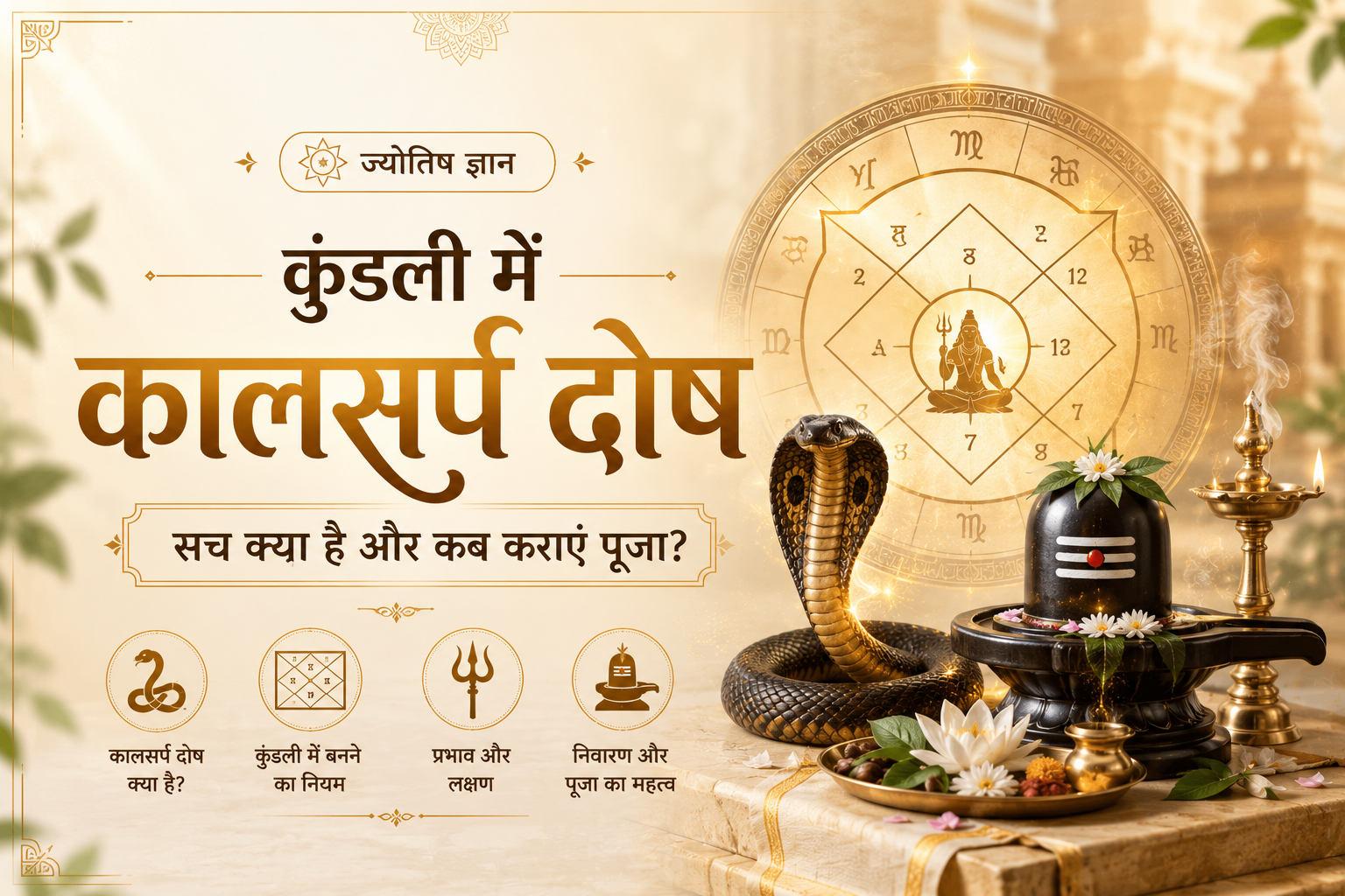 Kaal Sarp Dosh in Kundali: Truth, Effects & When Should You Perform the Puja?