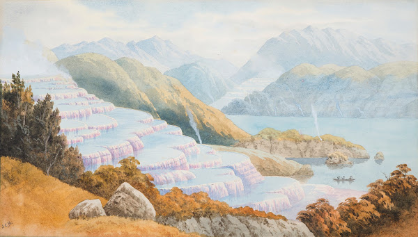 The Pink Terraces circa 1875