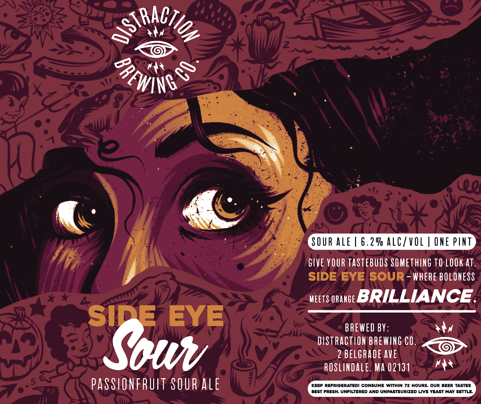 Side Eye Sour - Guava & Rapsberry