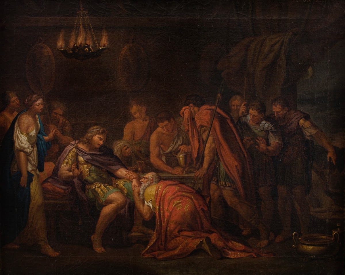 Priam Pleading with Achilles for the Body of Hector 1800