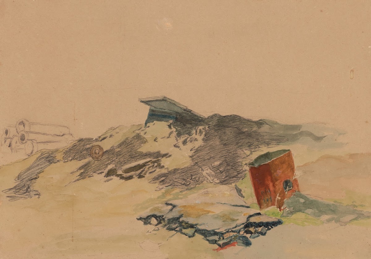 Study of a landscape circa 1906