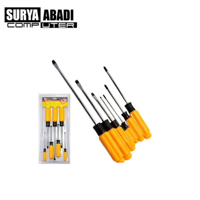 OBENG SET 7 PCS KEPALA MAGNET FATICK SCREWDRIVER T