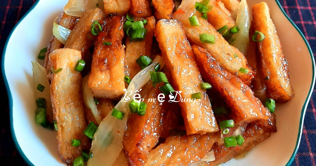Chả cá chiên nước mắm