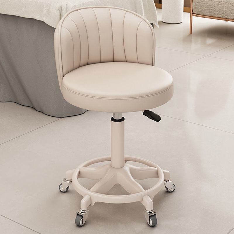 Bar stool with shell and high backrest