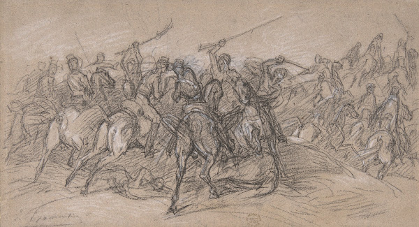 Arab Skirmish 19th century