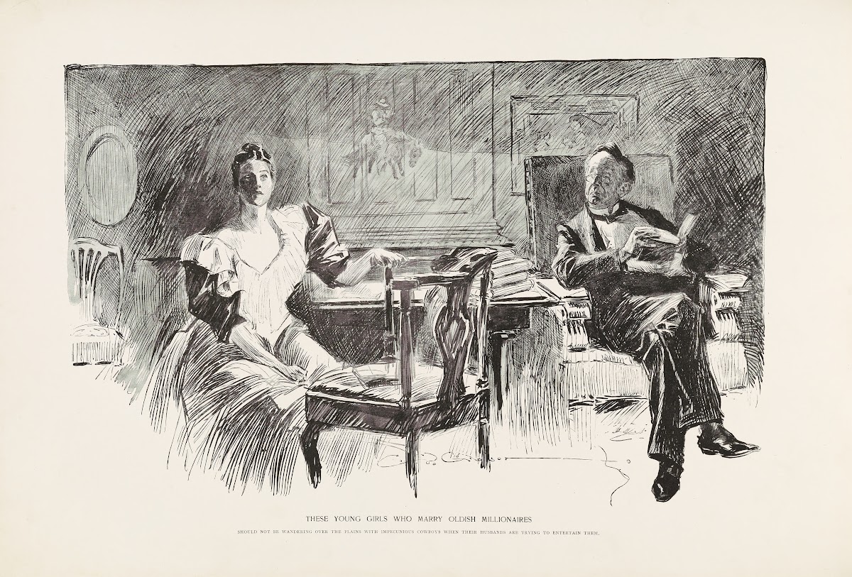 These young girls marry oldish millionaires 1896