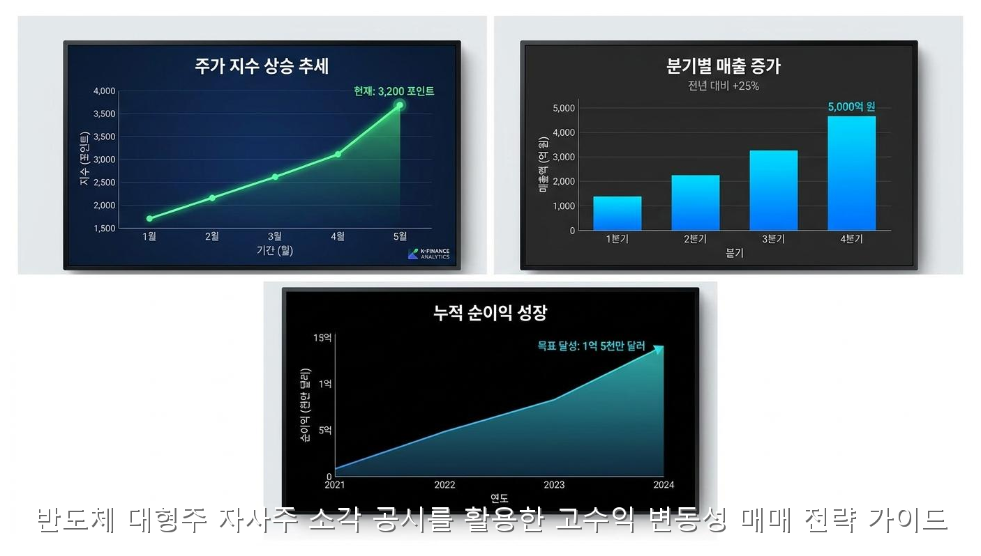 반도체 대형주 자사주 소각 공시를 활용한 고수익 변동성 매매 전략 가이드 핵심 안내 및 분석 인포그래픽 (7)