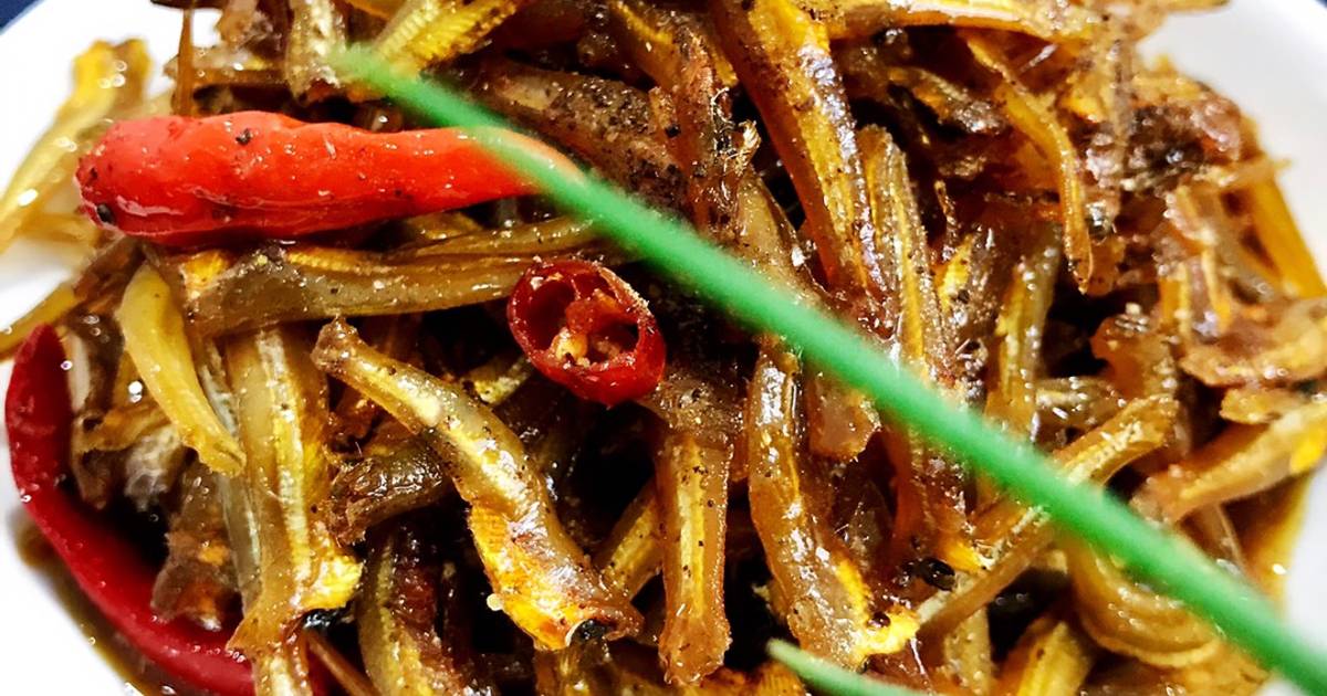 Khô Cá Cơm Kho Tiêu