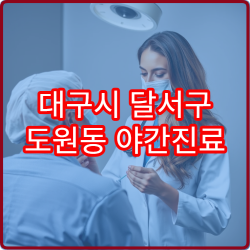 대구시 달서구 도원동 야간진료 산부인과 안내