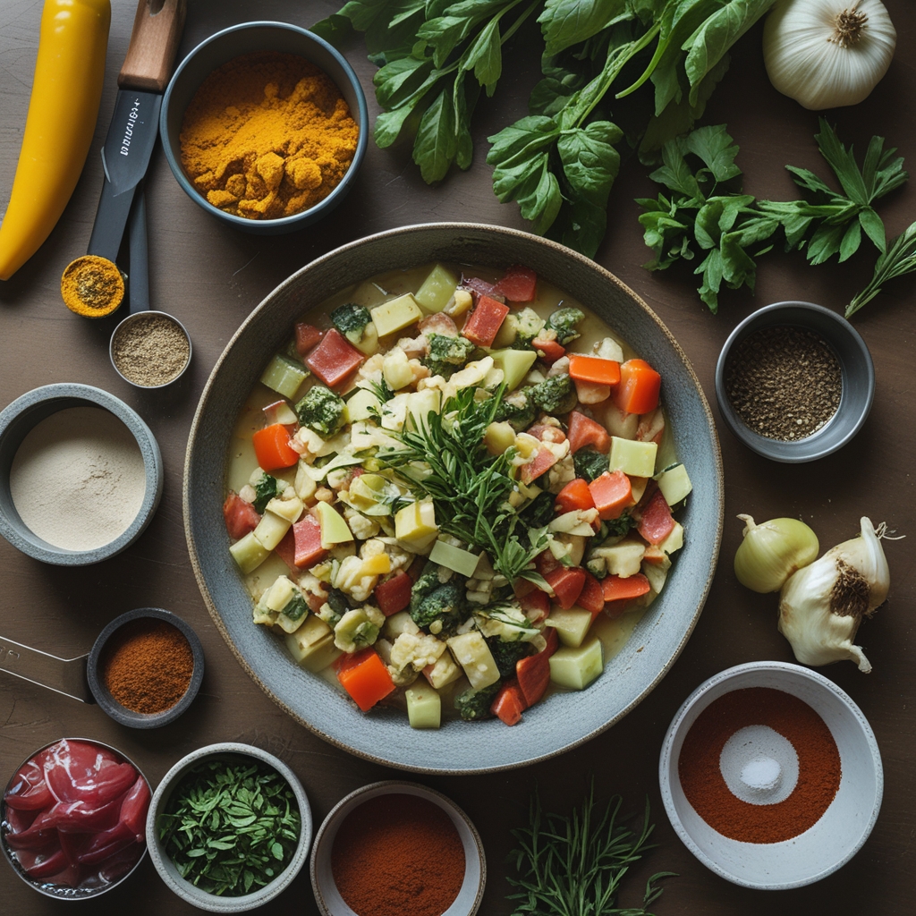 Ingredients for Easy Homemade Vegetable Casserole Recipe | Comforting & Healthy