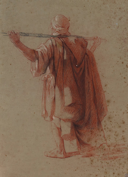 Arabe vu de dos 19th century