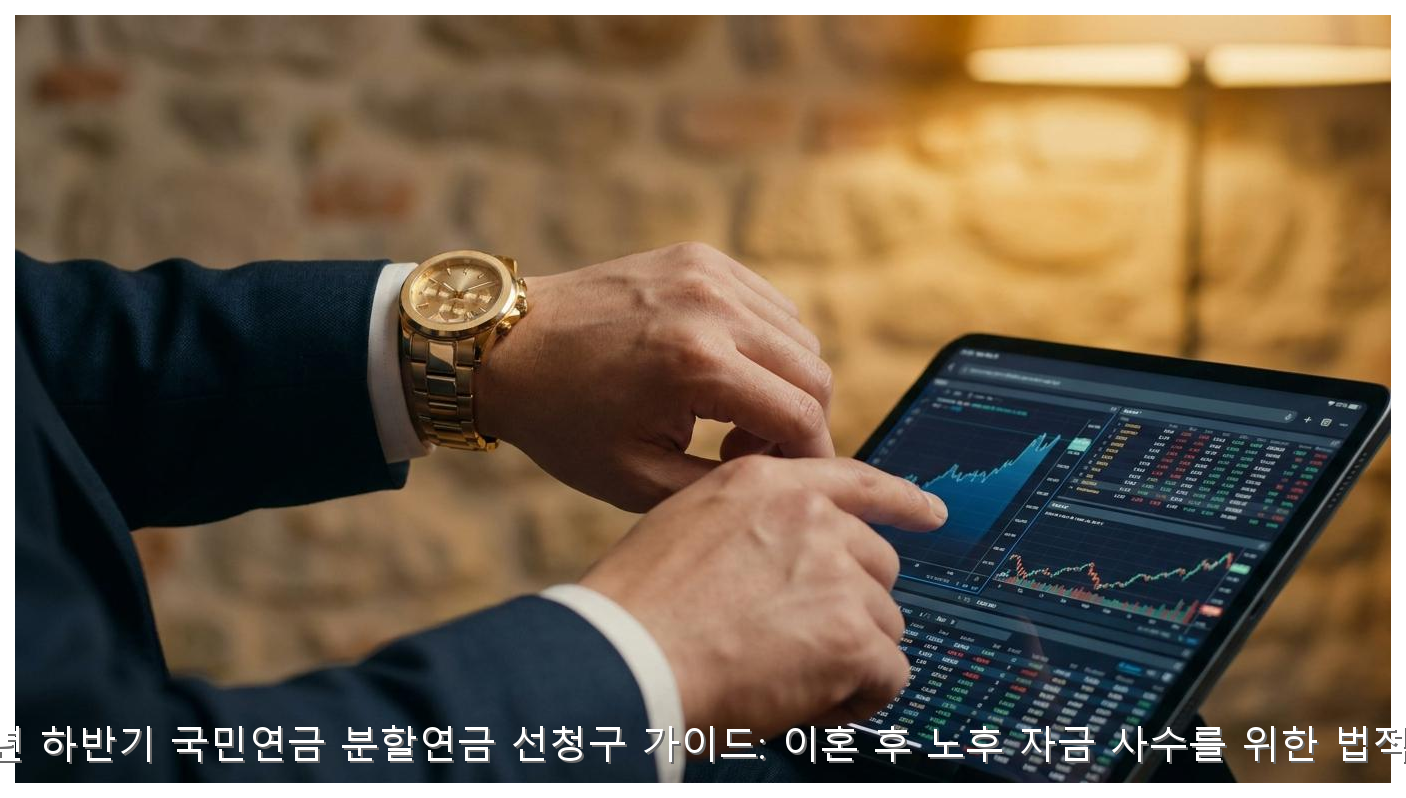 2026년 국민연금 분할연금 선청구 전략: 이혼 후 노후 자금을 지키는 3가지 핵심 핵심 안내 및 분석 인포그래픽 (2)