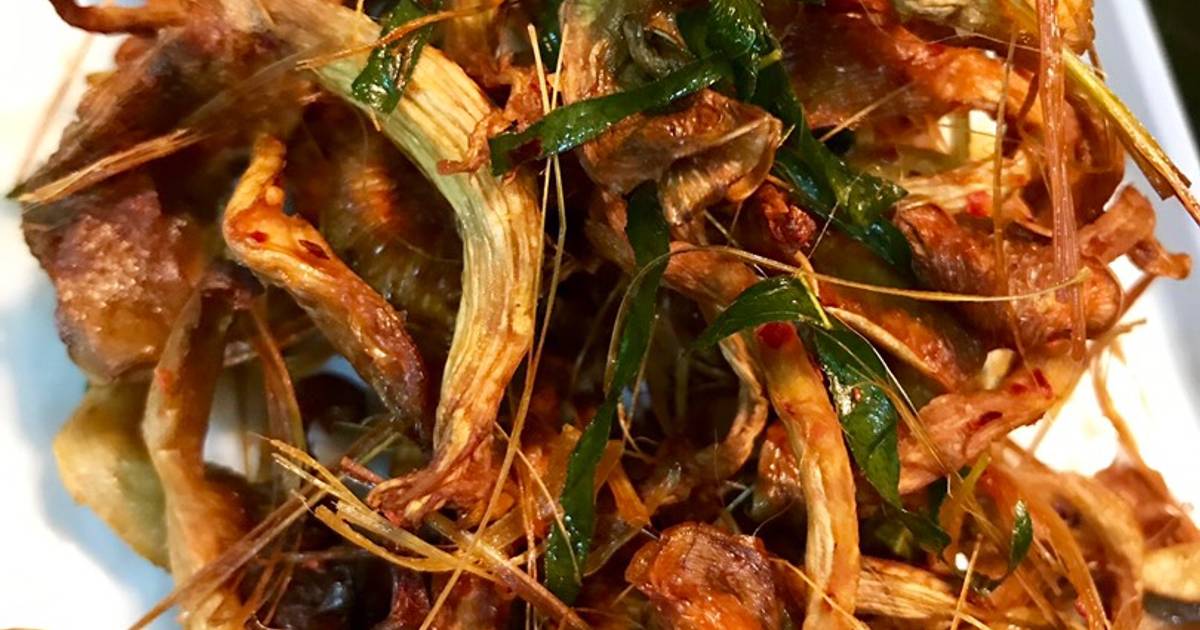 Khô nấm bào ngư chanh sả