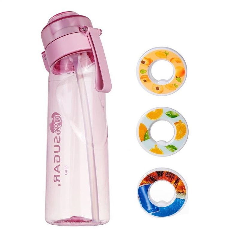 Tritan sports bottle with straw, 650 ml