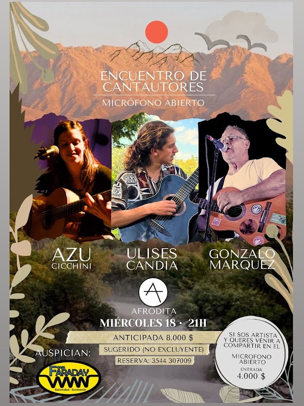 11° Encuentro de Cantautorxs y Micrófono Abierto