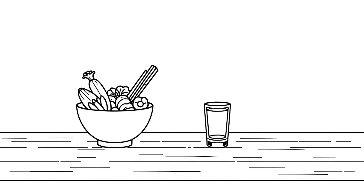 담낭용종 수술 후 식단 관리 저지방 식단 가이드 일러스트