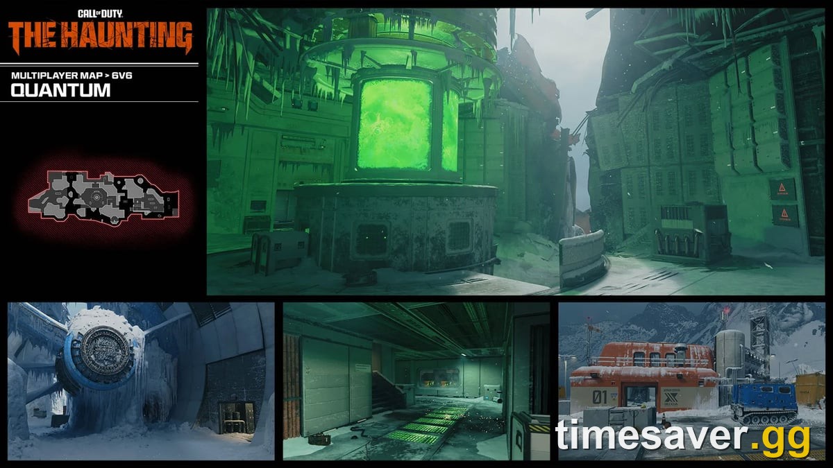 Black Ops 7 Season 6 The Haunting Quantum 6v6 Multiplayer map