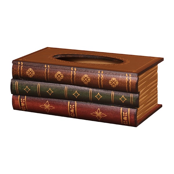 Retro Style Tissue Box Kotak Tisu Buku