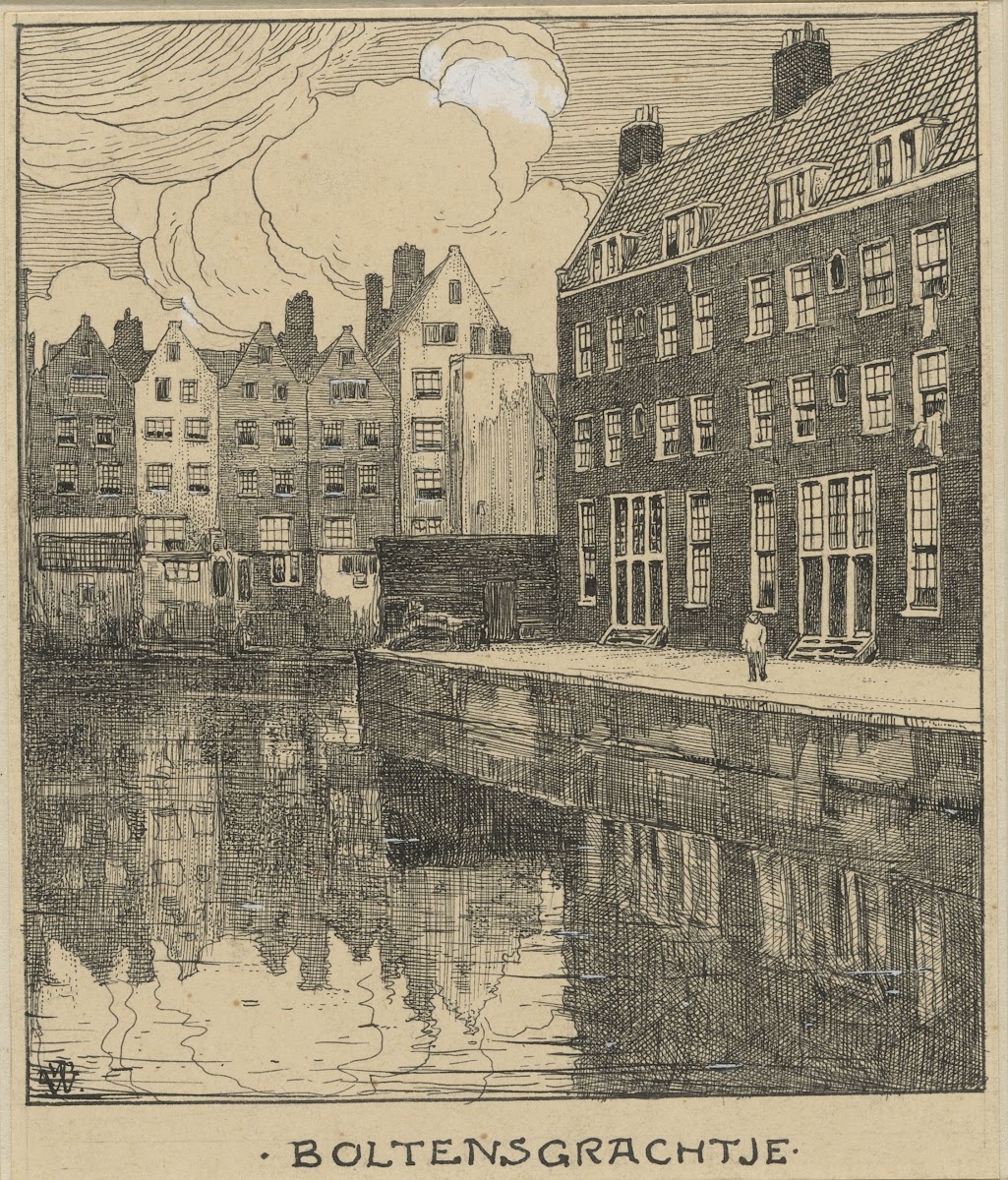 Boltensgrachtje te Amsterdam 20th century