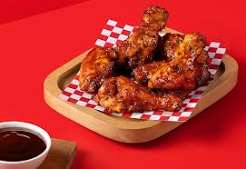 6 Grilled Chicken Wings