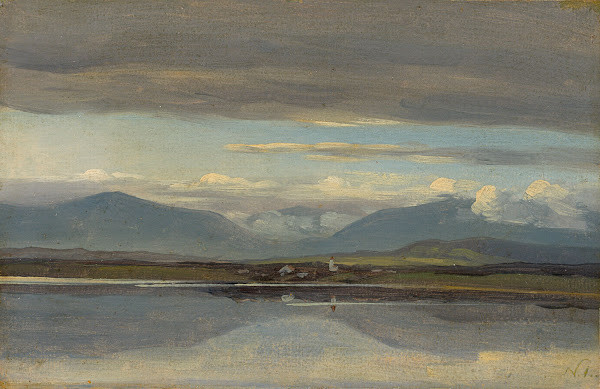 Blick auf Seeshaupt am Starnberger See 1828