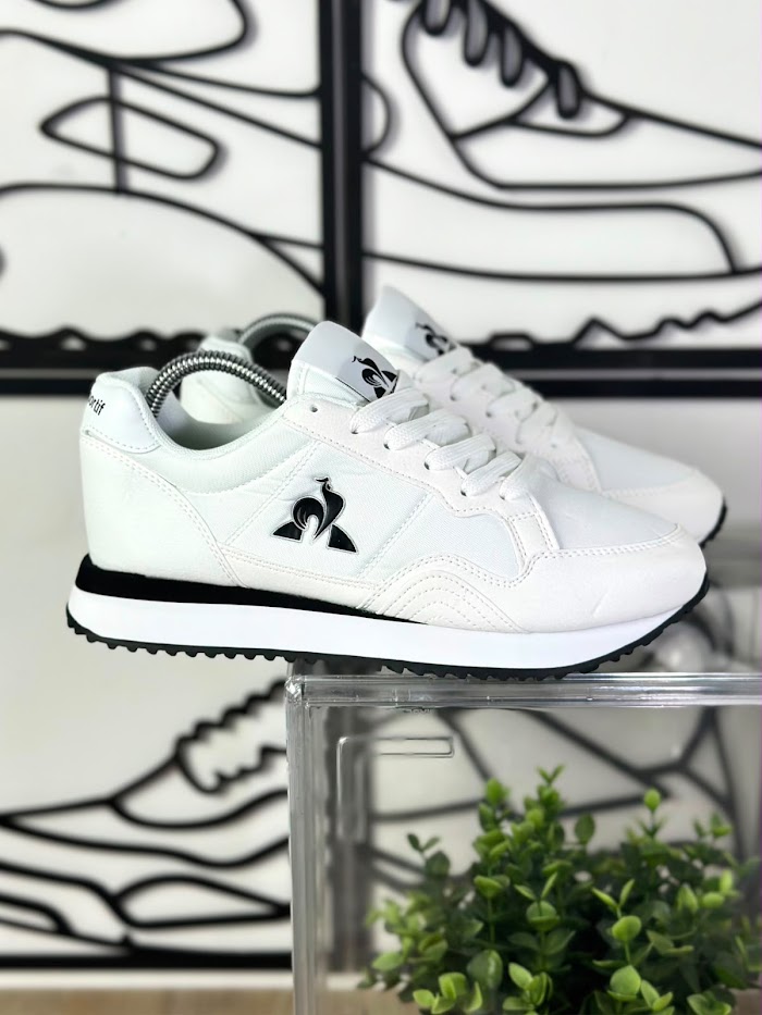 Le Coq Sportif Blanco Negro
