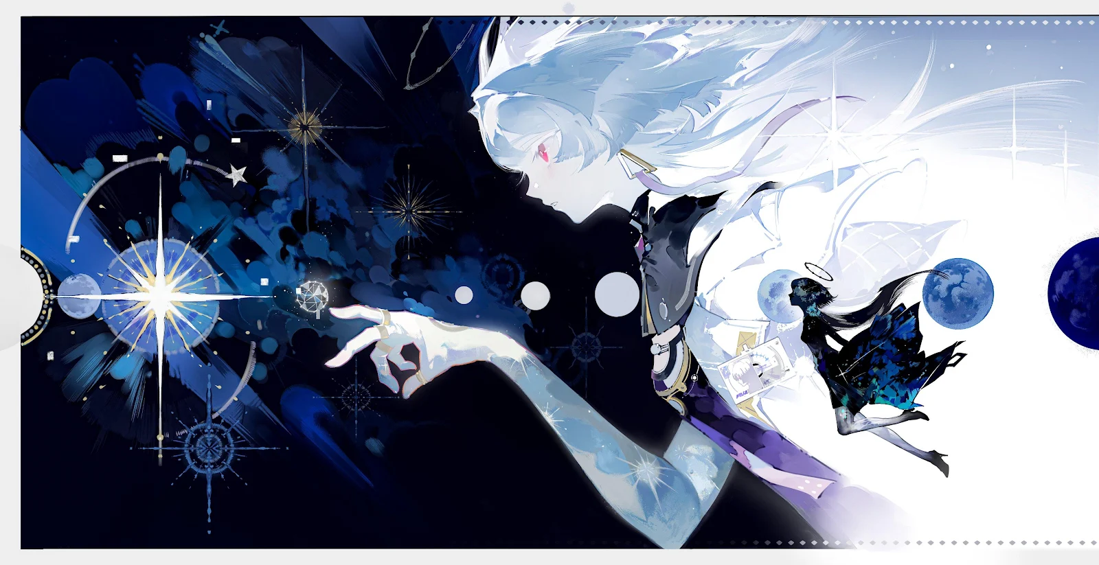 Sunday From Honkai Star Rail - Celestial Digital Art 2K Wallpaper (4096x2108)