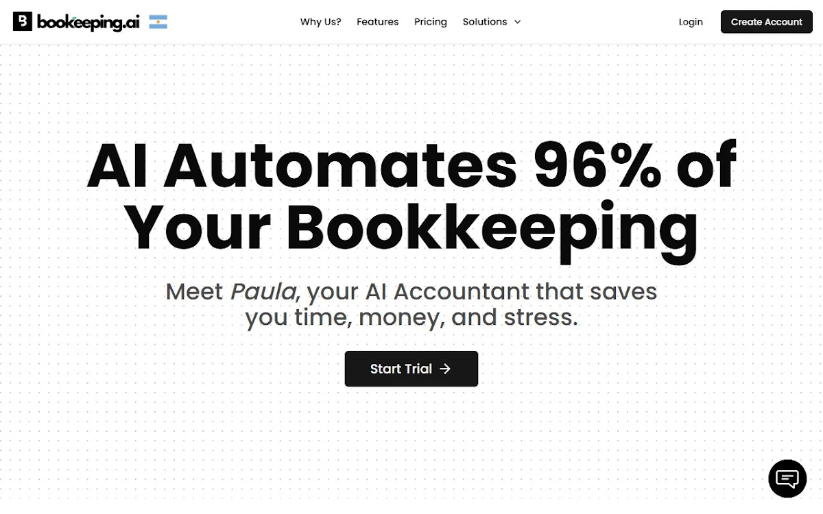 Captura de AI Bookkeeping