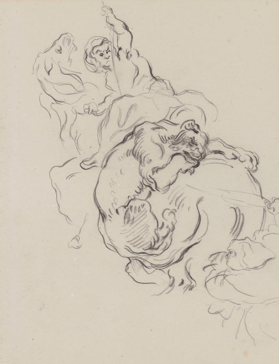 Study of the Lion Hunt