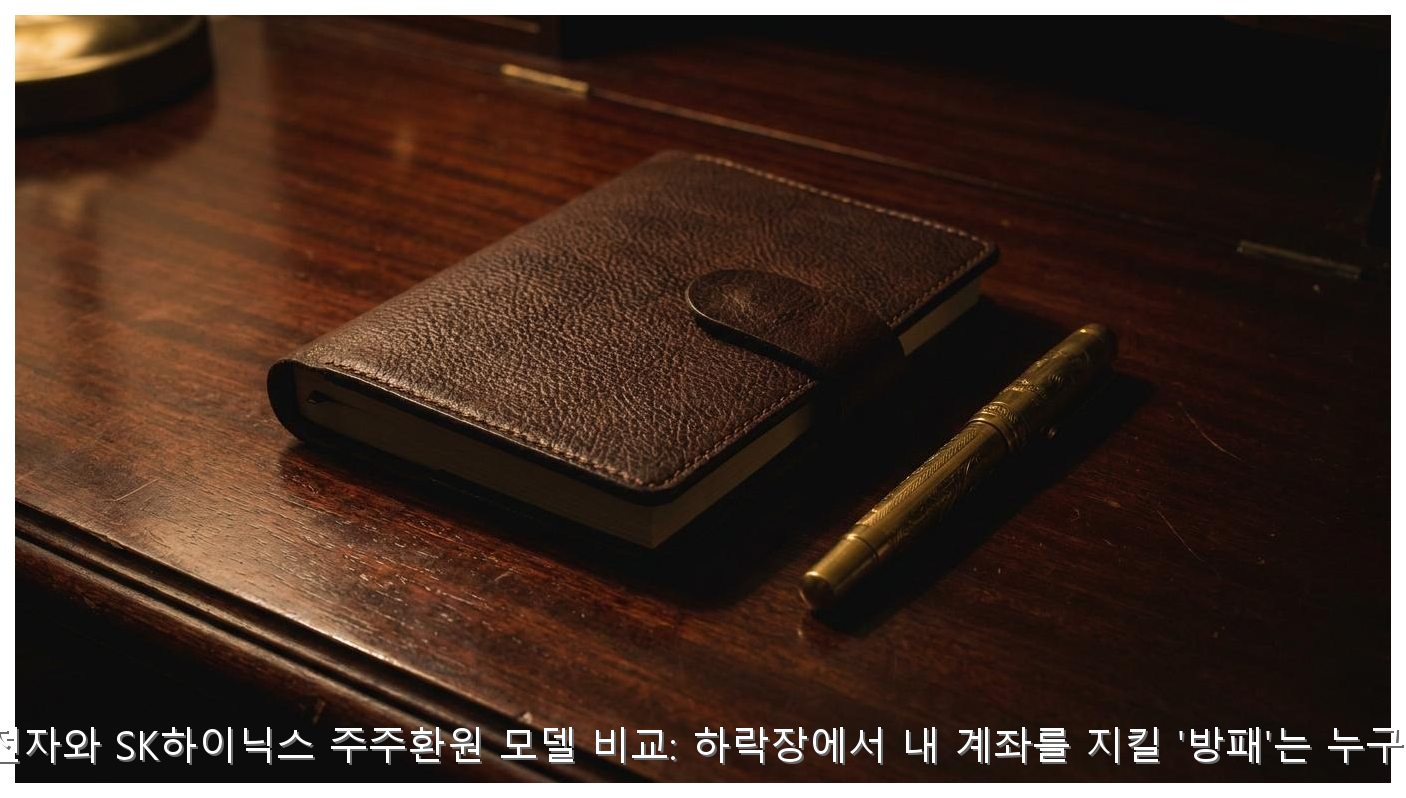 삼성전자와 SK하이닉스 주주환원 모델 비교: 하락장에서 내 계좌를 지킬 '방패'는 누구인가? 핵심 안내 및 분석 인포그래픽 (2)