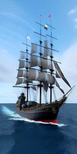Flagship, Ship, Barque, Steam Frigate, Ship Of The Line Full HD iPhone Wallpaper Background
