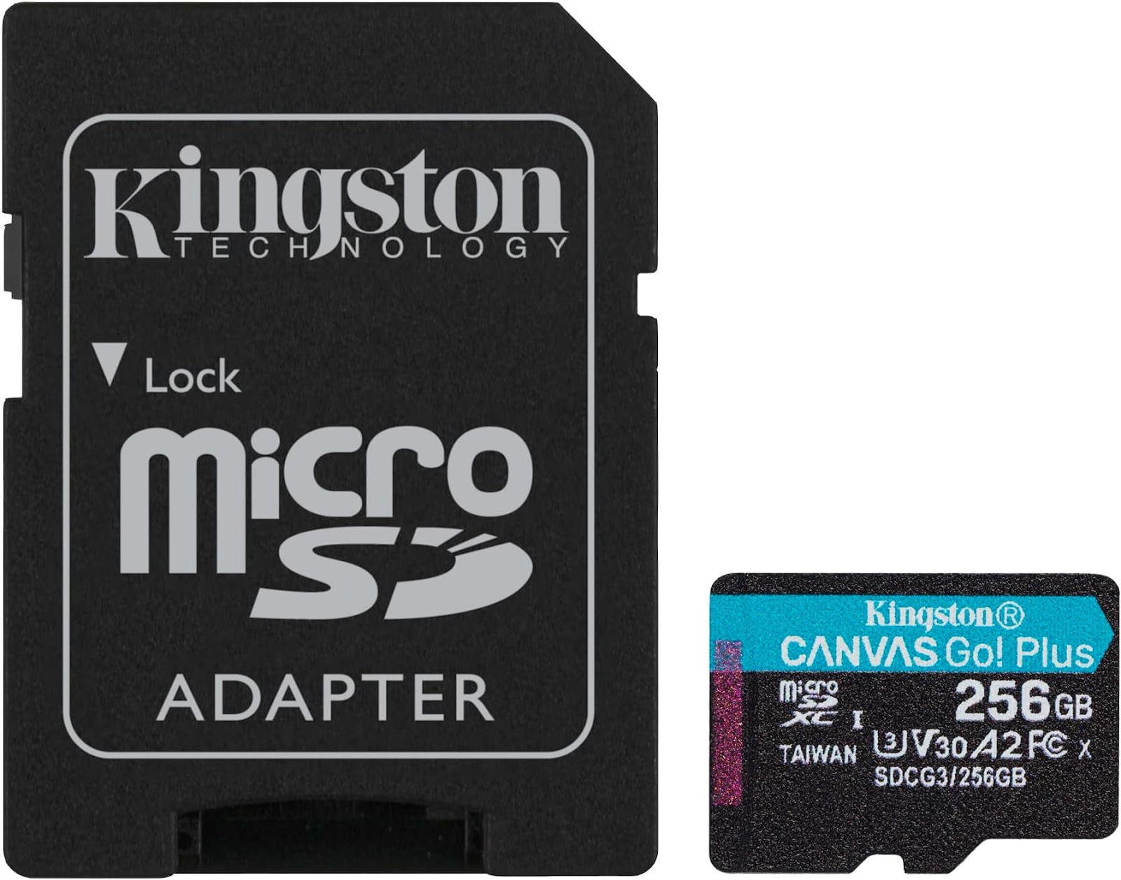Kingston Canvas Go! Plus MicroSD 128GB / 256GB A2 V30
