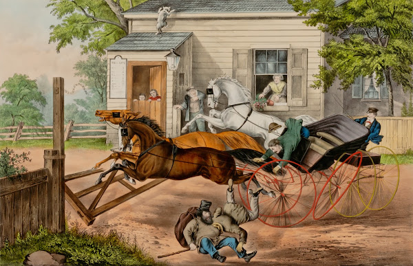 A Crack Team at a Smashing Gait 1869